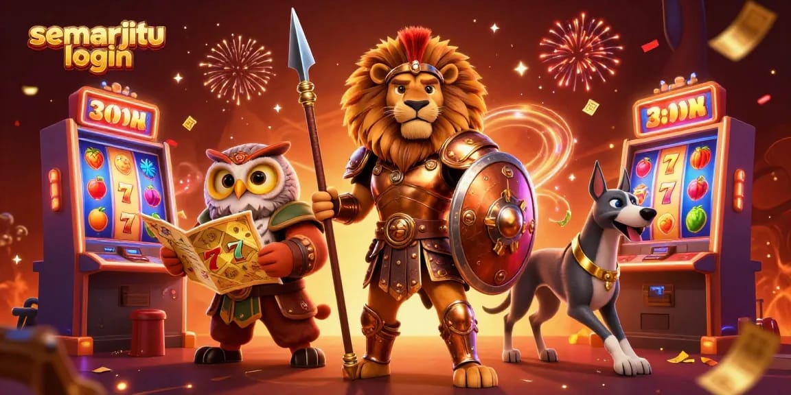 Login semarjitu untuk bermain slot dengan simbol keberuntungan dan jackpot yang menggiurkan.