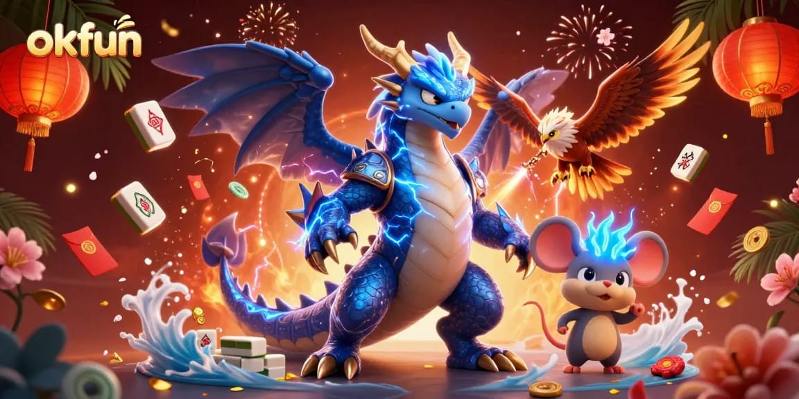 Play thrilling games at okfun while enjoying vibrant casino-themed action with exciting characters.