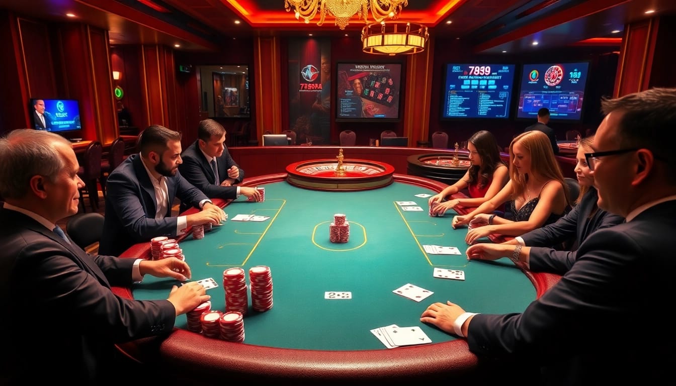 Exciting poker game at 789pa.in.net with colorful chips and dynamic online interfaces.