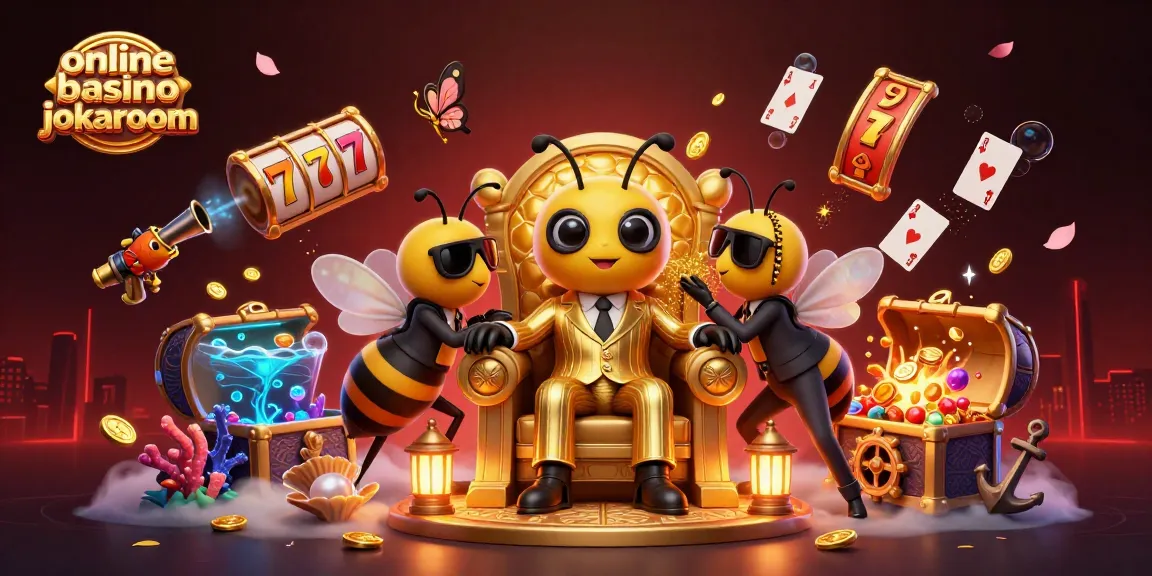 Experience exciting online casino bonuses jokaroom with a vibrant 3D mob boss scene filled with gaming elements.