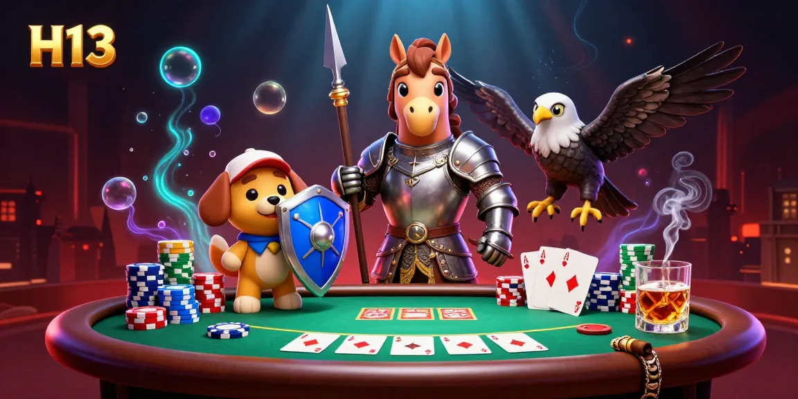 Experience thrilling H13 casino adventures with vivid characters and dynamic poker elements.
