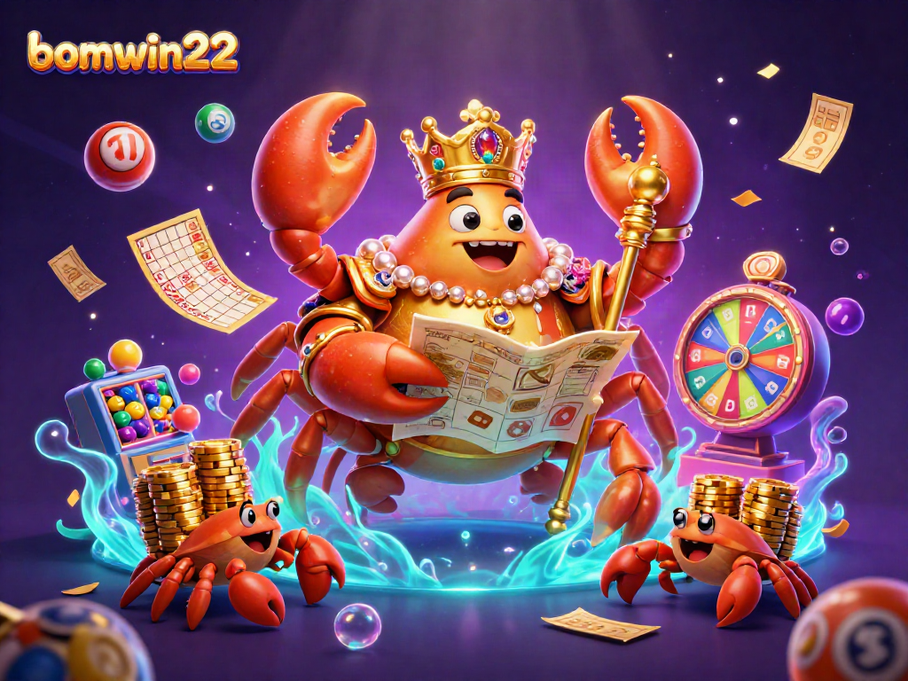Experience exciting gameplay at bomwin22 with a golden crab emperor in an underwater casino setting