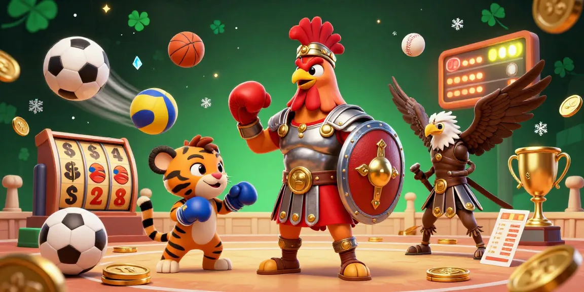 Fly88 showcases a lively online gambling scene with characters and vibrant casino elements in dynamic action.