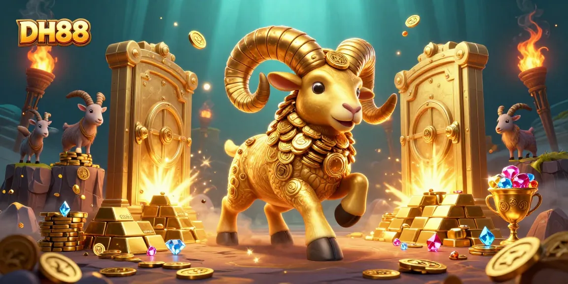 Experience the thrill of DH88 with a vibrant 3D carnival showcasing golden treasures and gaming excitement