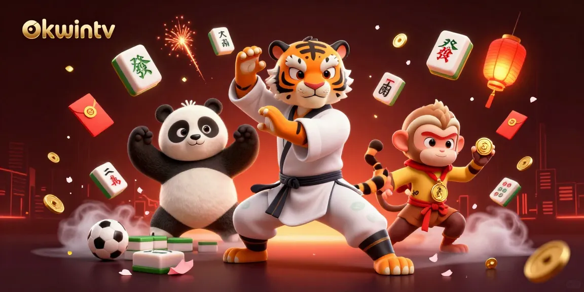 Experience thrilling sports betting with okwintv's immersive 3D casino scene showcasing dynamic characters and vibrant action.