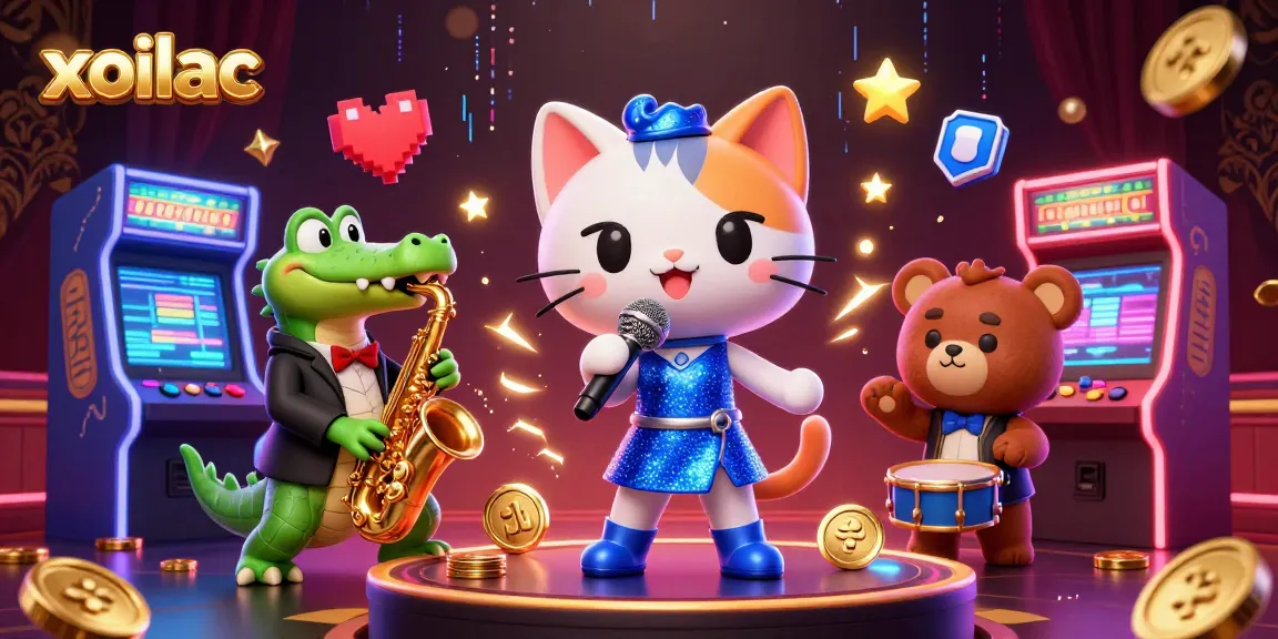 Xoilac enhances your gaming experience with vibrant 3D characters and dynamic casino elements.