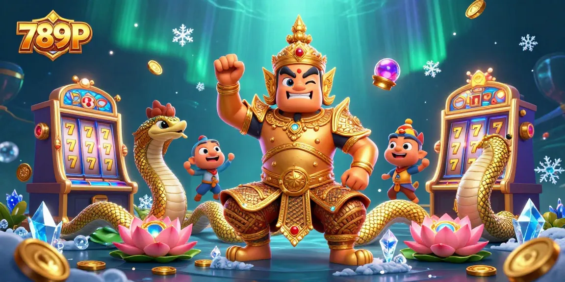 Engage with thrilling slots at 789P featuring a vibrant 3D casino illustration.